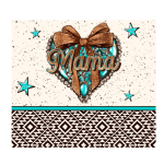 Turquoise Mama Heart Tumbler Wrap
