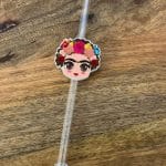 Frida Head 2 3D Printed Straw Topper