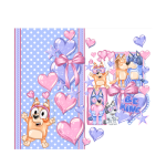 Be Mine Pups 1 Tumbler Wrap