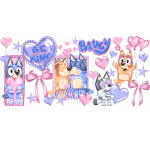 Be Mine Pups Libbey Wrap