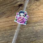Betty Rose 3D Printed Straw Topper