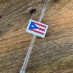 PR Flag 3D Printed Straw Topper
