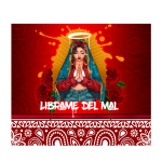 Virgen Chola Red Tumbler Wrap