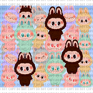 Bubu World Blue Tumbler Wrap Digital