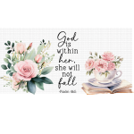 God Is With In Libbey Wrap