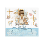 Jesus Loves Me Blue 2 Tumbler Wrap