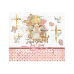 Jesus Loves Me Pink 1 Tumbler Wrap