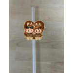 Bubu Cholitos 3D Printed Straw Topper