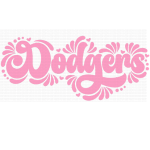 Dod_gers Pink  DTF