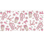 Girly Pink Libbey Wrap