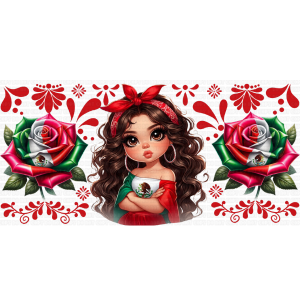 Mexicana 5 De Mayo Red Libbey Wrap