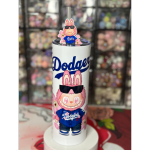 Pink Bubu D1 With Topper Sublimation Tumbler