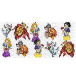 Sketched D Libbey Wrap