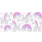 Unicorn Balloon Libbey Wrap