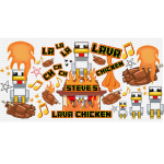 Chicken Lava Libbey Wrap