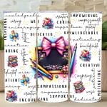 Teacher Appreciation Tumbler Wrap