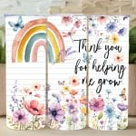 Teacher Grow Tumbler Wrap