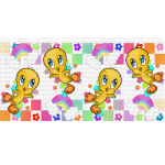 Tweety-Rainbows Libbey Wrap