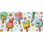 SpongeB Ice Cream Libbey Wrap