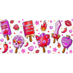 Book Lover Ice Cream Libbey Wrap