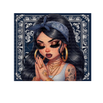 Crying Chola  Tumbler Wrap