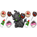 Toothless Mex-Candy Libbey Wrap