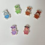 Bubus  Pumpkins 3D-Printed Straw Toppers Bundle 1.5"