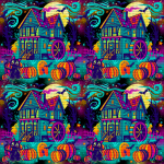 Witchy Museum Seamless Tumbler Wrap