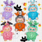 Bubu Pumpkins UVDTF Decal