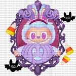 Bubu Lucky Pumpkin 1 UVDTF Decal