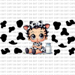 Baby Betty Cow HHD Libbey Wrap Digital Download