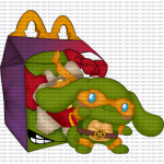 San Turtle 1 UVDTF Decal