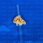 Pizza Slice 3D Printed Straw Topper