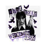 WWWD Purple UVDTF Decal