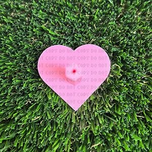 pokey holder heart 3d printed