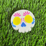 Sugar Skull 3D Printed Straw Topper