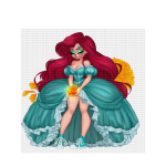 Ariel Catrina UVDTF Decal