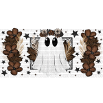 Fall Ghost Libbey Wrap