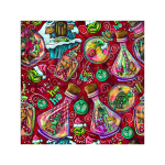 Bottled Christmas Red Tumbler Wrap