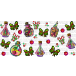 Bottled Christmas 1 Libbey Wrap