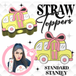 Bus 3D Printed Straw Topper