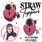 Locket 3D Printed Straw Topper