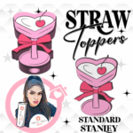 Martini 3D Printed Straw Topper