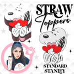 S Dog 3D Printed Straw Topper