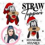 Santa Goof 3D Printed Straw Topper