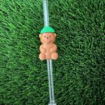 Coffee Bear 3D Printed Straw Topper