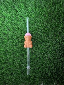 Coffee Bear 3D Printed Straw Topper - Image 3