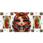 Virgencita 10 Libbey Wrap