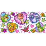 Valentines Dino Libbey Wrap