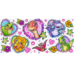 Valentines Dino Libbey Wrap